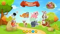 Animals puzzles games for toddlers and kids Screen Shot 4