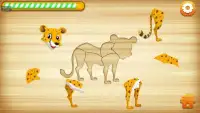 Animals puzzles games for toddlers and kids Screen Shot 3