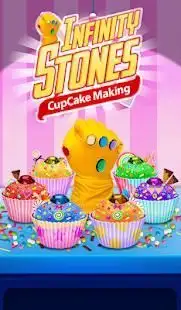 Infinity Stones Thanos Cup Cake Cooking Game Screen Shot 4