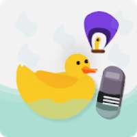 duck war : run and jump game to save worms .