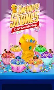 Infinity Stones Thanos Cup Cake Cooking Game Screen Shot 9