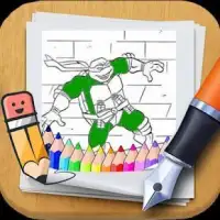 Ninja Turtles Legends Coloring page by fans Screen Shot 4