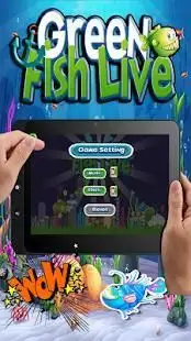Green Fish Live - Game Ikan Seru Screen Shot 0