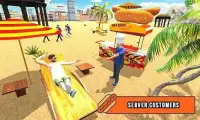 Hot Dog Food Delivery Boy Virtual City Life 3D Sim Screen Shot 1