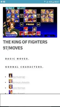 Guide King Of Fightre 97 Screen Shot 2