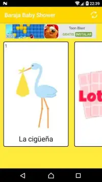 Baraja y Carta - Lotería Baby Shower Screen Shot 6