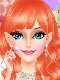 Pink Princess Makeover: Fashion Doll Salon Game Screen Shot 4