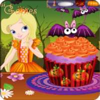 Halloween cupcake Princess