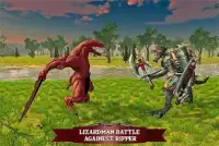 Angry Lizardman Vs Ultimate Beast Monsters Screen Shot 0