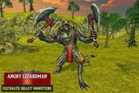 Angry Lizardman Vs Ultimate Beast Monsters Screen Shot 14