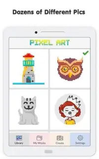 Pixel No.Draw: Color By Number, Art, Coloring Book Screen Shot 4