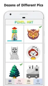 Pixel No.Draw: Color By Number, Art, Coloring Book Screen Shot 10