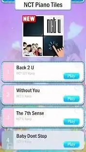 NCT 127 U Kpop Piano Game Screen Shot 2
