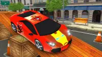 Superhero Car Driver Stunt Master - Stuntman Hero Screen Shot 1