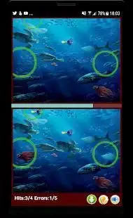 Finding Differences Dory & Nemo Art Screen Shot 0