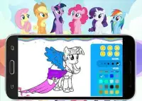 Coloring Litte Pony Screen Shot 2