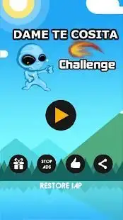 Dame Tu Cosita Challenge Dancing Green Alien Game Screen Shot 7