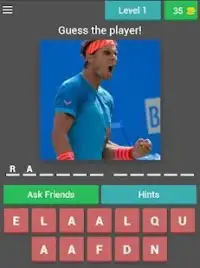 Guess the tennis player Screen Shot 0