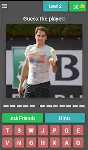 Guess the tennis player Screen Shot 18