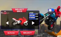 Spiderman Moto Bike Stunts - Mega Ramp Screen Shot 12