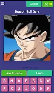 Dragon Ball Quiz Screen Shot 4