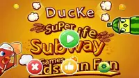 Ducke Super Life Subway Games Kids Run Fun Screen Shot 7