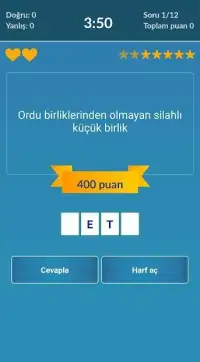 Yeni Kelime Oyunu 2018 - Türkçe Oyun Screen Shot 3