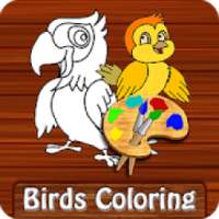 Birds Coloring - Coloring games for kids