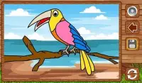 Birds Coloring - Coloring games for kids Screen Shot 1