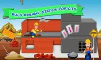 melatih pembangun stasiun kereta api: subway craft Screen Shot 1