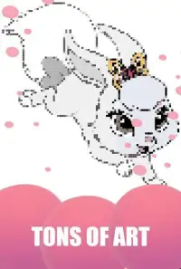 Coloring Palace Pets Pics For Pixel Art Lover Screen Shot 0
