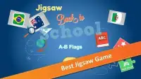 Jigsaw Puzzle National Flags AB - Educational Game Screen Shot 7