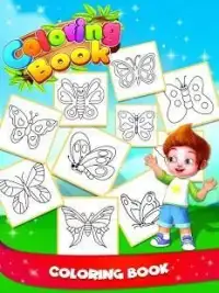 Butterfly Coloring Book For Kids & Toddlers Screen Shot 1