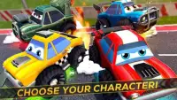 Cartoon Crash Cars Racing Screen Shot 0