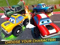 Cartoon Crash Cars Racing Screen Shot 3