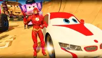 Superhero Car Racing: Car Stunt Racing 2018 Screen Shot 5