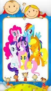 Coloring My Little pony Screen Shot 6