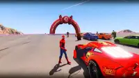 Superhero Car Racing: Car Stunt Racing 2018 Screen Shot 1