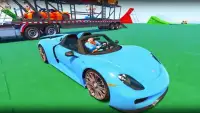 Superhero Car Racing: Car Stunt Racing 2018 Screen Shot 2