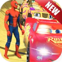 Superhero Car Racing: Car Stunt Racing 2018