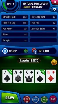Video Poker IO Screen Shot 3