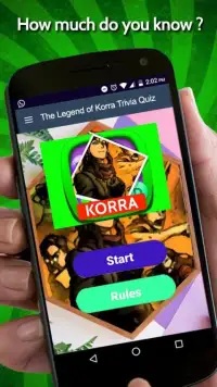 The Legend of Korra Trivia Quiz Screen Shot 4