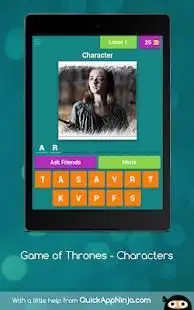 Game of Thrones (TV series) - Characters. Quiz. Screen Shot 6