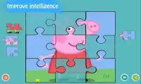 Pepa and Pig Jigsaw Puzzle Game para niños Screen Shot 4