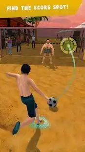 Free-kick Beach Soccer: Summer Football Tournament Screen Shot 12