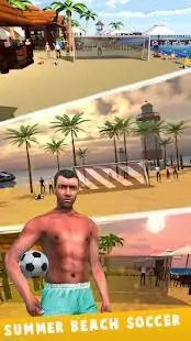 Free-kick Beach Soccer: Summer Football Tournament Screen Shot 10