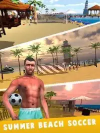 Free-kick Beach Soccer: Summer Football Tournament Screen Shot 5