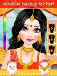 Indian Doll Wedding Girl Salon Screen Shot 5