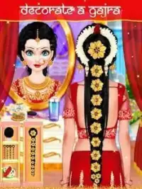 Indian Doll Wedding Girl Salon Screen Shot 6
