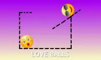 Love Balls Emoji : Draw Lines Screen Shot 3